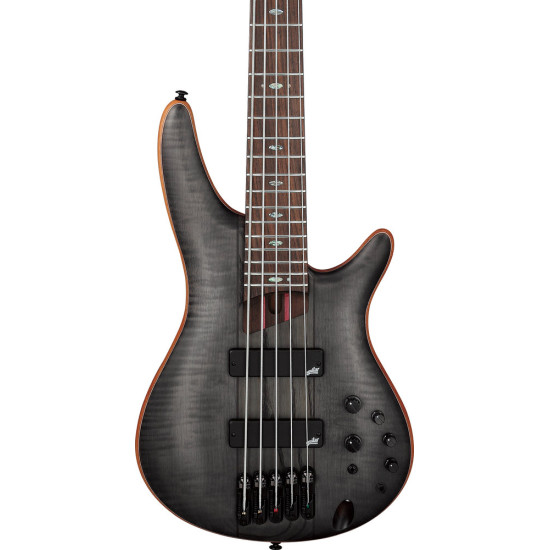Ibanez SR1455DW Transparent Gray Flat 5 String Bass