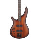 Ibanez SR500AL Mahogany Brown Burst Low Gloss Left Handed Electric Bass