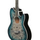 Ibanez TCY10PA Cosmic Blue Starburst High Gloss Acoustic Guitar