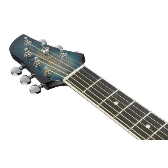 Ibanez TCY10PA Cosmic Blue Starburst High Gloss Acoustic Guitar