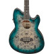 Ibanez TCY10PA Cosmic Blue Starburst High Gloss Acoustic Guitar