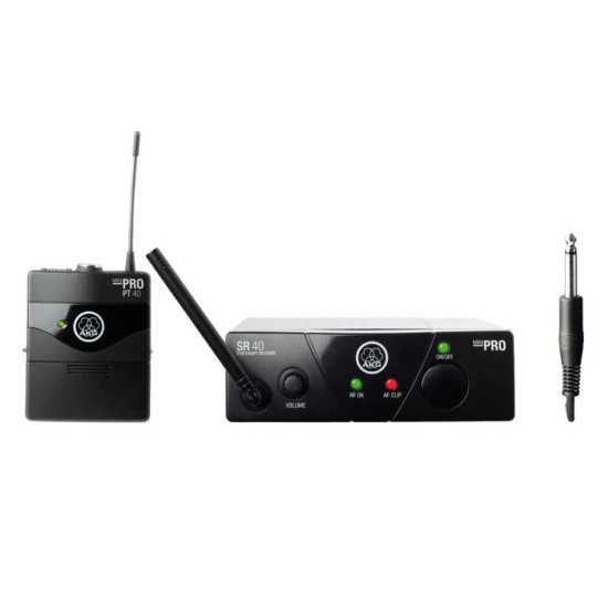 AKG WMS-S4025INSTA  WMS 40 Mini US25 Wireless Microphone System Single Instrument Body Pack A