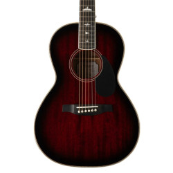 PRS SE P20E: P20E Fire Red Burst, Gloss Top, Satin Back