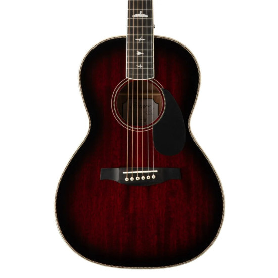 PRS SE P20E: P20E Fire Red Burst, Gloss Top, Satin Back