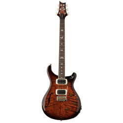 PRS 114300::OB: SE CU24 Semi Hollow Piezo: Orange Tiger Smokeburst