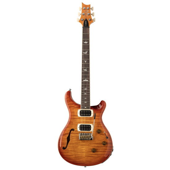 PRS SE Custom 24 Semi Hollow Piezo: Vintage Sunburst