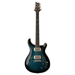 PRS SE Hollowbody II Piezo: Peacock Blue Burst