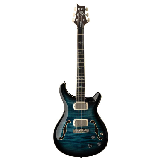PRS SE Hollowbody II Piezo: Peacock Blue Burst