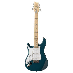 PRS SE Silver Sky Lefty: Maple FB, Nylon Blue
