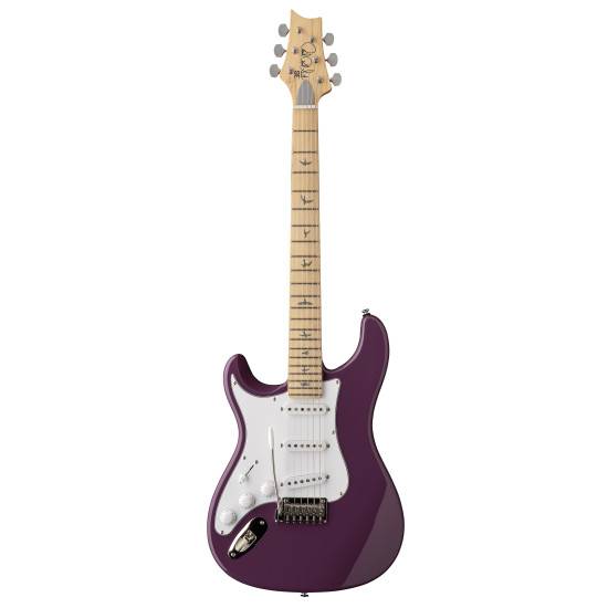 PRS SE Silver Sky Lefty: Maple FB, Summit Purple