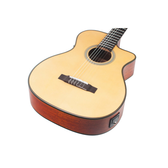 Valencia VA434CE Nylon Acoustic Guitar  - Cutaway, Electric Acoustic