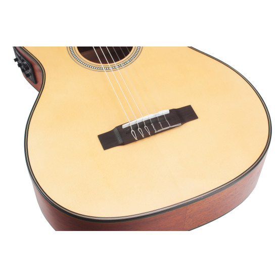 Valencia VA434CE Nylon Acoustic Guitar  - Cutaway, Electric Acoustic