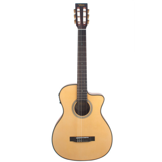 Valencia VA434CE Nylon Acoustic Guitar  - Cutaway, Electric Acoustic