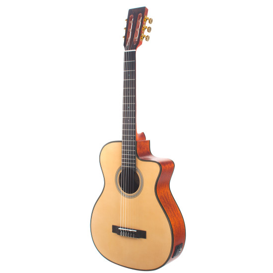 Valencia VA434CE Nylon Acoustic Guitar  - Cutaway, Electric Acoustic