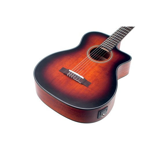 Valencia VA434CECSB Nylon Acoustic Guitar  - Cutaway, Electric Acoustic