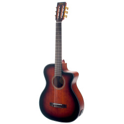 Valencia VA434CECSB Nylon Acoustic Guitar  - Cutaway, Electric Acoustic