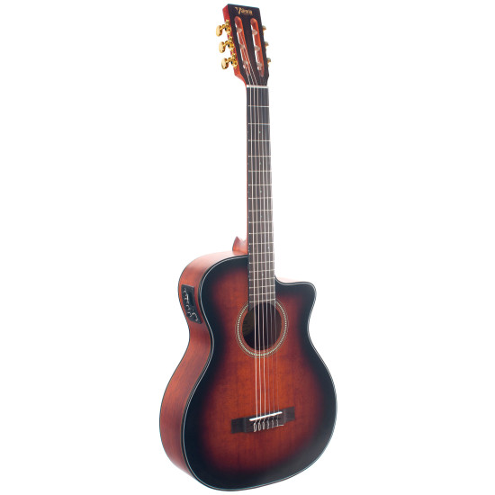 Valencia VA434CECSB Nylon Acoustic Guitar  - Cutaway, Electric Acoustic