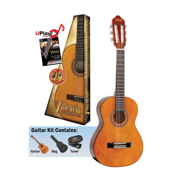 Valencia VC101K Classical Guitar Package
