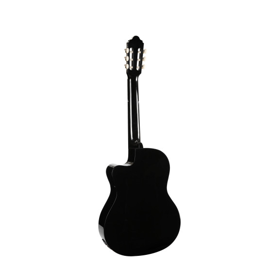 Valencia VC104CEBK Classical Guitar - Cutaway, Electric Acoustic