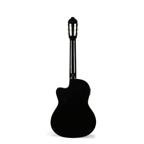 Valencia VC104CEBK Classical Guitar - Cutaway, Electric Acoustic