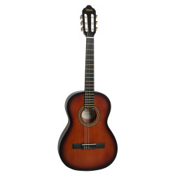 Valencia VC203HCSB Classical Guitar - Hybrid, Thin Neck