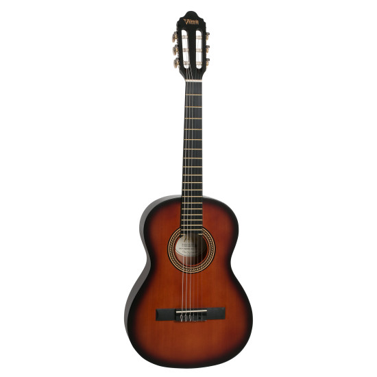 Valencia VC203HCSB Classical Guitar - Hybrid, Thin Neck