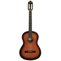 Valencia VC204HCSB Classical Guitar - Hybrid, Thin Neck