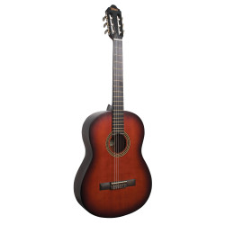 Valencia VC204HCSB Classical Guitar - Hybrid, Thin Neck