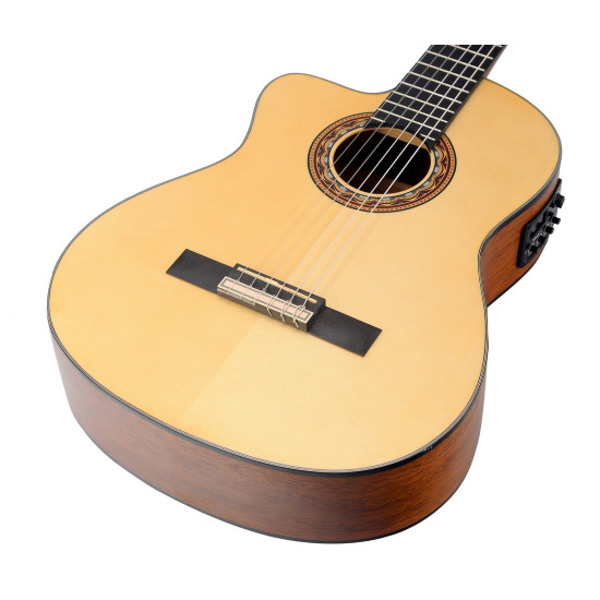 Valencia VC304CEL Classical Guitar - Cutaway, Electric Acoustic - Left Hand