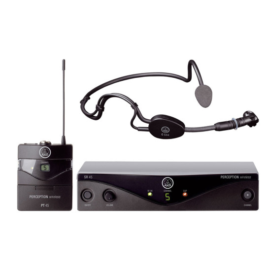 AKG PW45 Perception Sport Headset Wireless Microphone System AKG PW45 Perception Sport Headset Wireless Microphone System