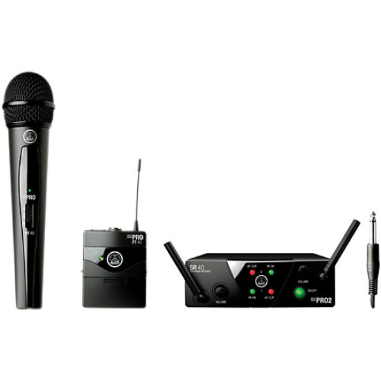 AKG WMS40 Mini Vocal & Instrument Wireless System AKG WMS40 Mini Vocal & Instrument Wireless System