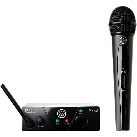 AKG WMS40 Mini Vocal Wireless Microphone System AKG WMS40 Mini Vocal Wireless Microphone System