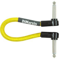DIMARZIO USA 6" Pedal Patch Cable/Lead (Neon Yellow) EP706NY