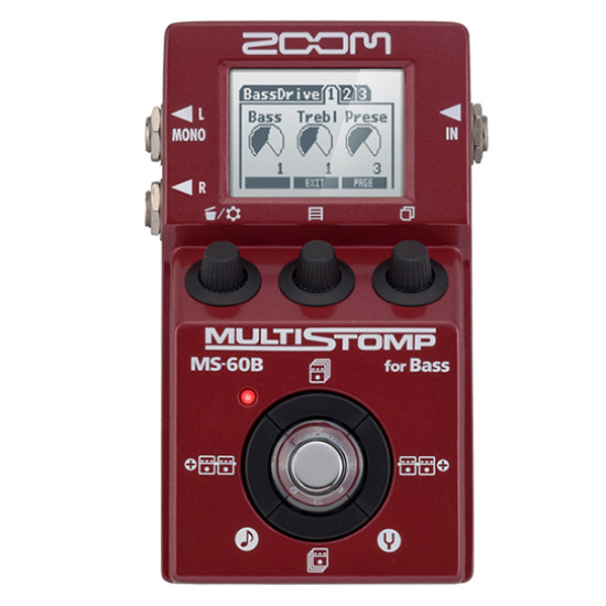 Zoom MS-60B Bass Guitar Multi-Effects Pedal Zoom MS-60B Bass Guitar Multi-Effects Pedal
