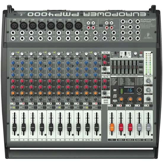 Behringer Europower PMP4000 16-Channel Powered Mixer Behringer Europower PMP4000 16-Channel Powered Mixer