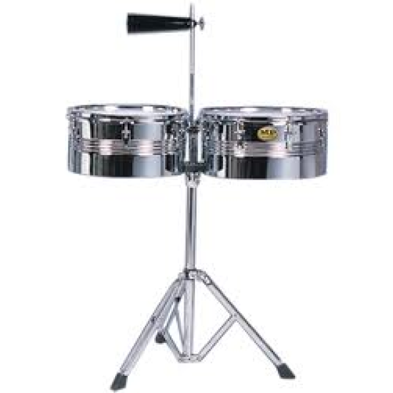 Mano Percussion Timbales + Stand + Cowbell Mano Percussion Timbales + Stand + Cowbell