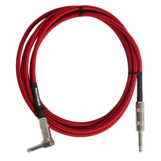 Dimarzio EP10R 10-Foot Pro Straight To Right Angle Guitar Cable Dimarzio EP10R 10-Foot Pro Straight To Right Angle Guitar Cable