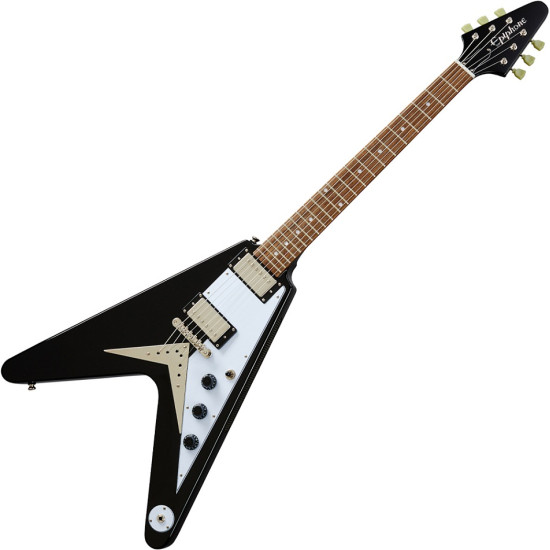 Epiphone Flying V Ebony Electric Guitar Epiphone Flying V Ebony Electric Guitar