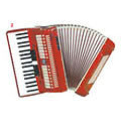 Aidi Accordion "80 Bass" Includes Case & Strap
