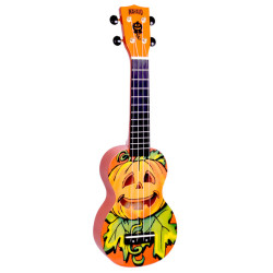 Mahalo Art Series Pumpkin Mahaloween Soprano Ukulele