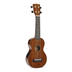 Mahalo MJ1VTTBR Java Series Soprano Electric Ukulele