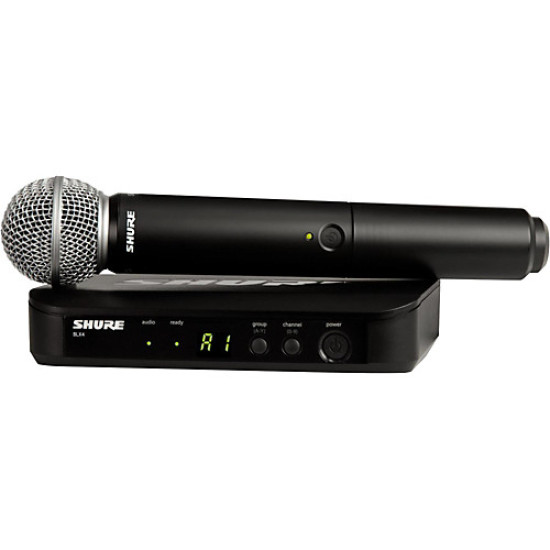 Shure BLX24/SM58 Professional Wireless Microphone System 