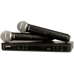 Shure BLX288/SM58 Professional Wireless Dual Microphone System 
