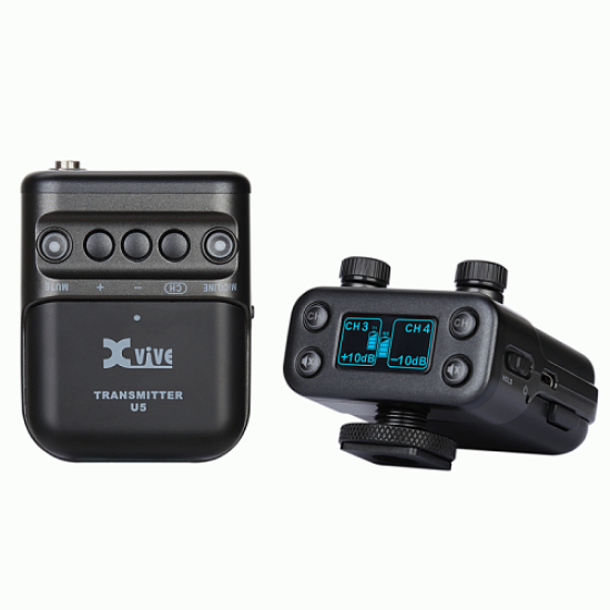 XVIVE U5 Camera Mount Wireless Lavalier Microphone System With 1 Transmitter 