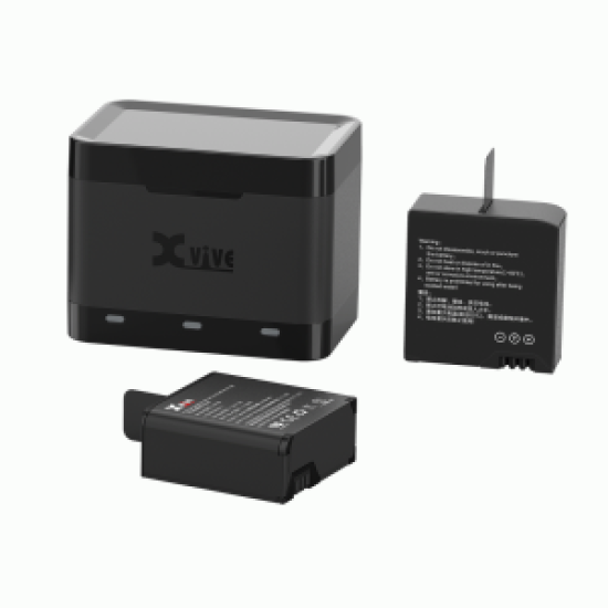 XVIVE U5C Battery Charger And Battery Kit With 2x Batteries 