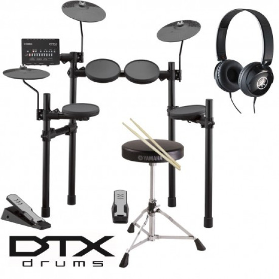 Yamaha DTX-402K Plus Electronic Drum Kit + Free Headphones + Stool + Sticks Yamaha DTX-402K Plus Electronic Drum Kit + Free Headphones + Stool + Sticks