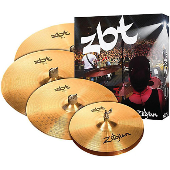 Zildjian ZBT-5 Cymbal Set 14" Hi-Hats 16" Crash 20" Ride 18" Crash Zildjian ZBT-5 Cymbal Set 14" Hi-Hats 16" Crash 20" Ride 18" Crash