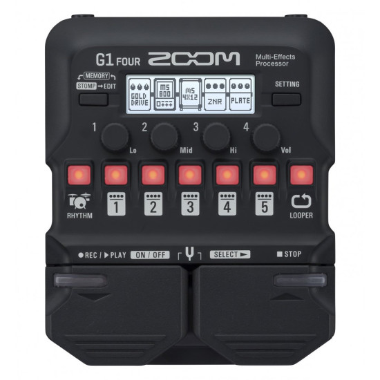 Zoom G1 Four Multi-Effects Pedal Zoom G1 Four Multi-Effects Pedal