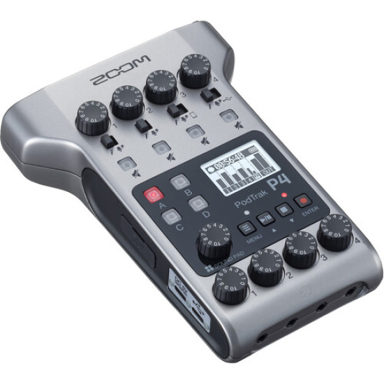 Zoom PodTrak P4 4-Input Ultimate Recorder For Podcasting Zoom PodTrak P4 4-Input Ultimate Recorder For Podcasting