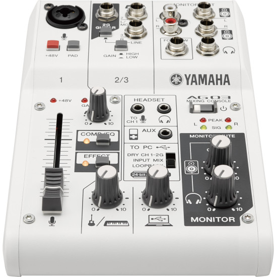 Yamaha AG03 Multi-Purpose 3-Channel Mixer/USB Audio Interface Yamaha AG03 Multi-Purpose 3-Channel Mixer/USB Audio Interface